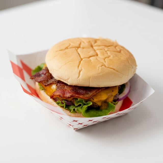 Bacon Cheese Burger.