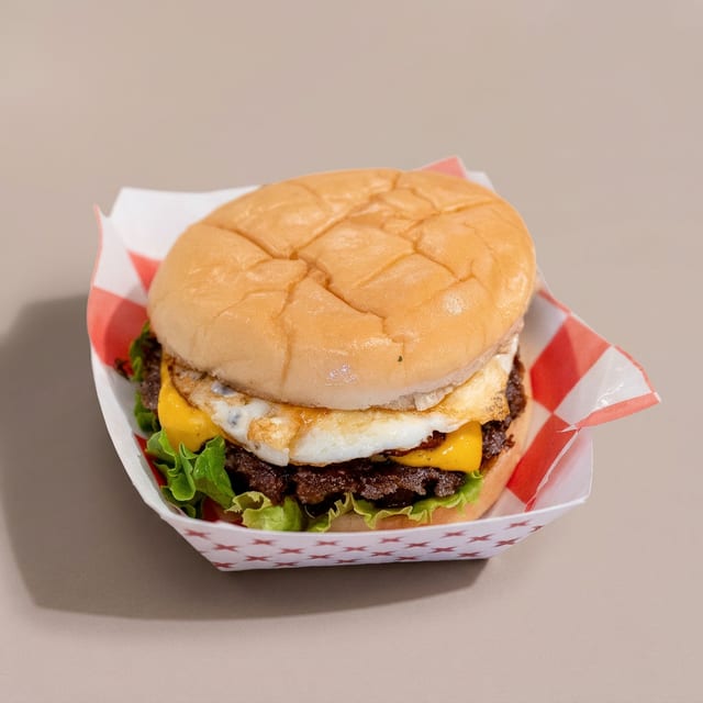Rise & Swine Burger.